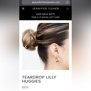 Teardrop Lily Huggies Jennifer Fisher